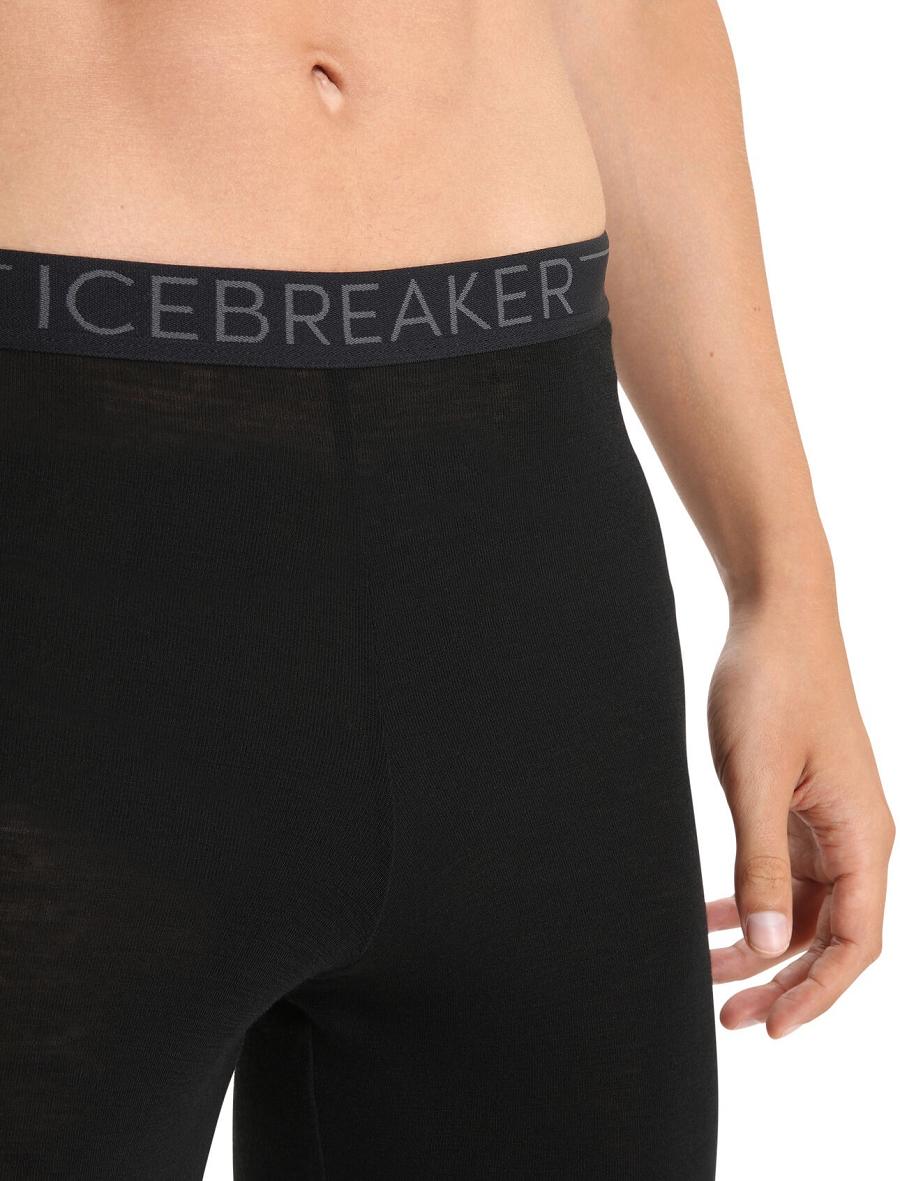 Base Layers Icebreaker Merino 175 Everyday Thermal Leggings Męskie Czarne | PL 1546RVDW